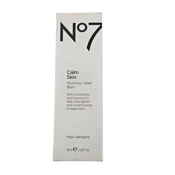No7 Calm Skin Redness Relief Balm With Ceramides Liquorice 30ml HypoAllergenic - Picture 1 of 12